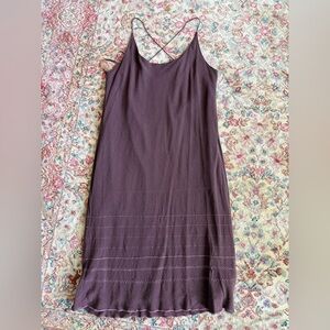 Banana Republic Brown Silk Dress